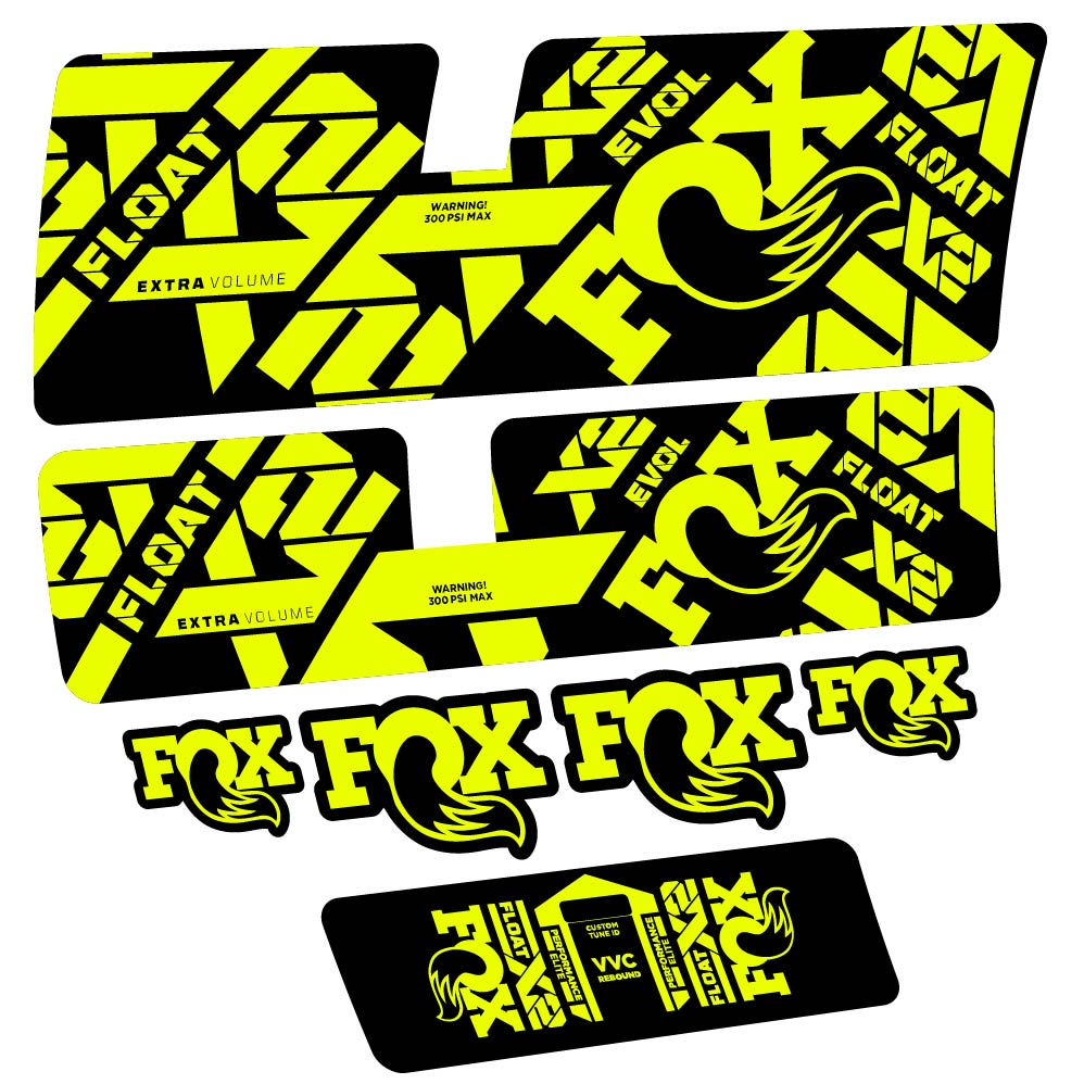 Decal Fox Float X2 Performance Elite 2021, Shock Absorber, bike sticker vinyl