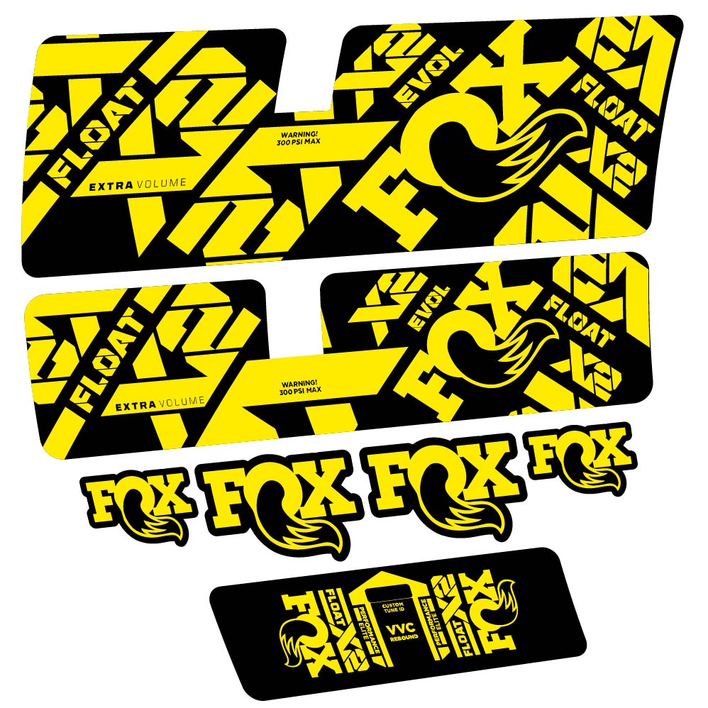 Decal Fox Float X2 Performance Elite 2021, Shock Absorber, bike sticker vinyl