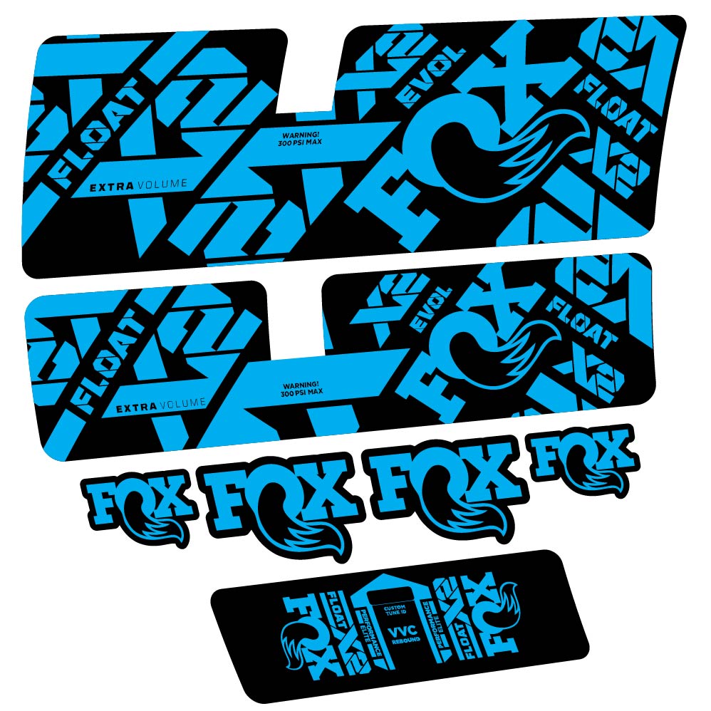 Decal Fox Float X2 Performance Elite 2021, Shock Absorber, bike sticker vinyl