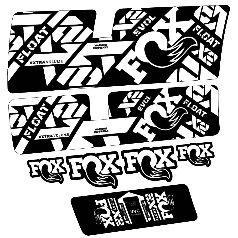 Decal Fox Float X2 Performance Elite 2021, Shock Absorber, bike sticker vinyl