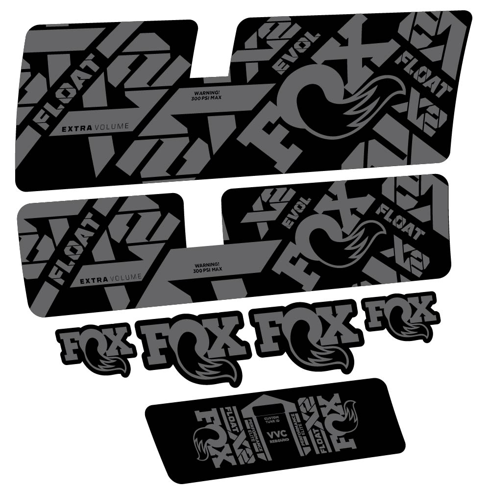 Decal Fox Float X2 Performance Elite 2021, Shock Absorber, bike sticker vinyl