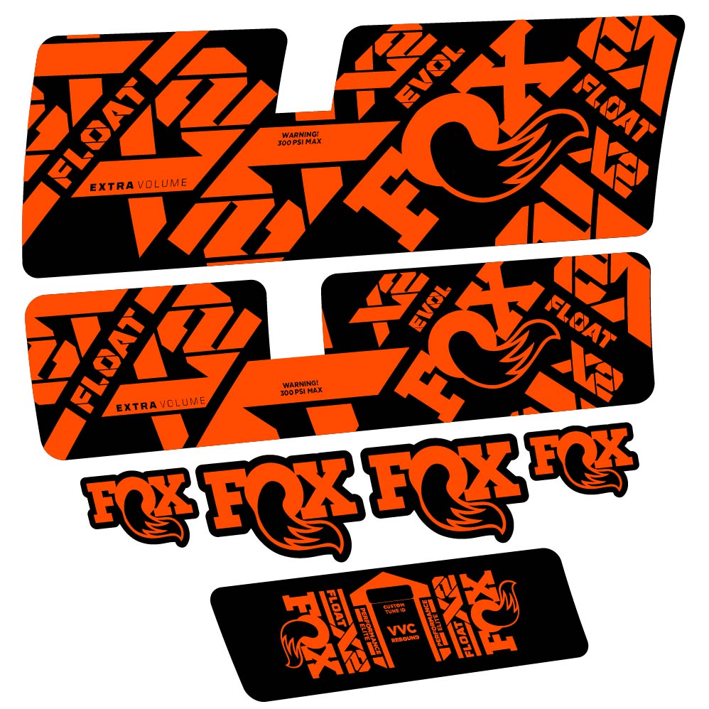 Decal Fox Float X2 Performance Elite 2021, Shock Absorber, bike sticker vinyl