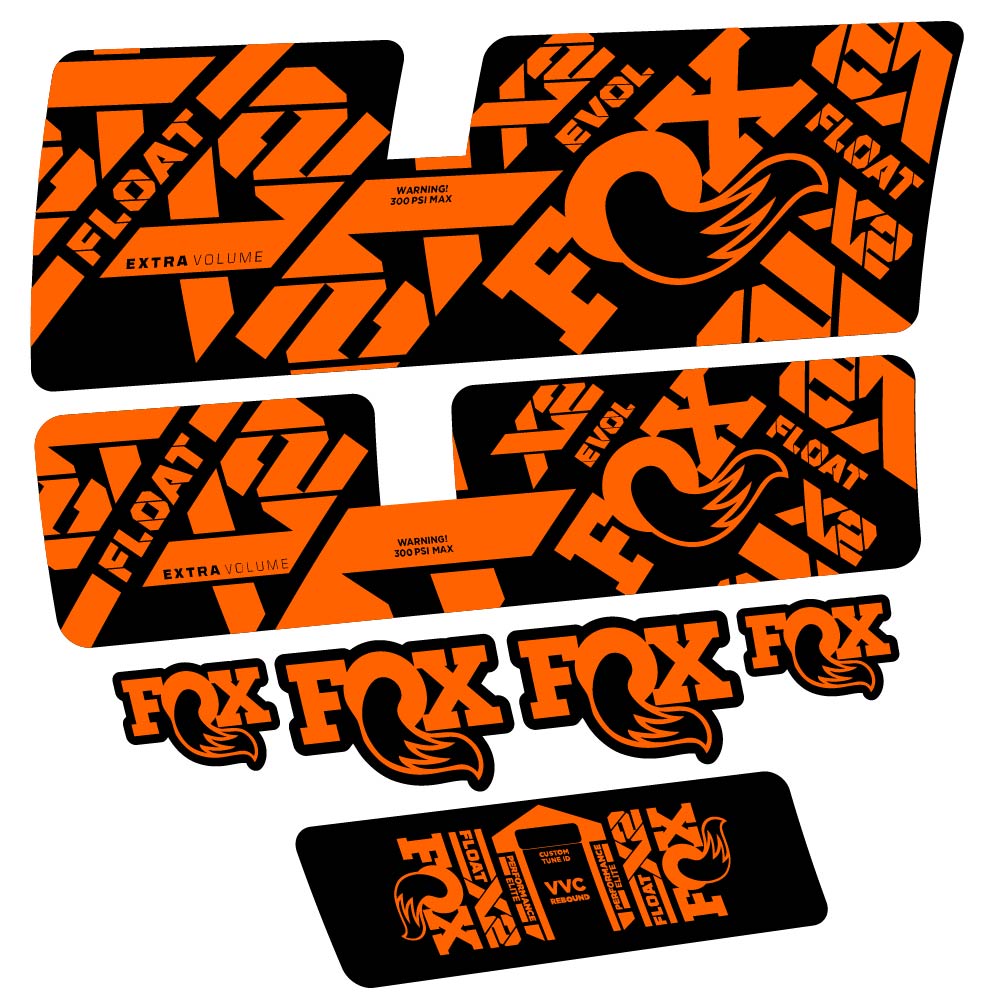 Decal Fox Float X2 Performance Elite 2021, Shock Absorber, bike sticker vinyl