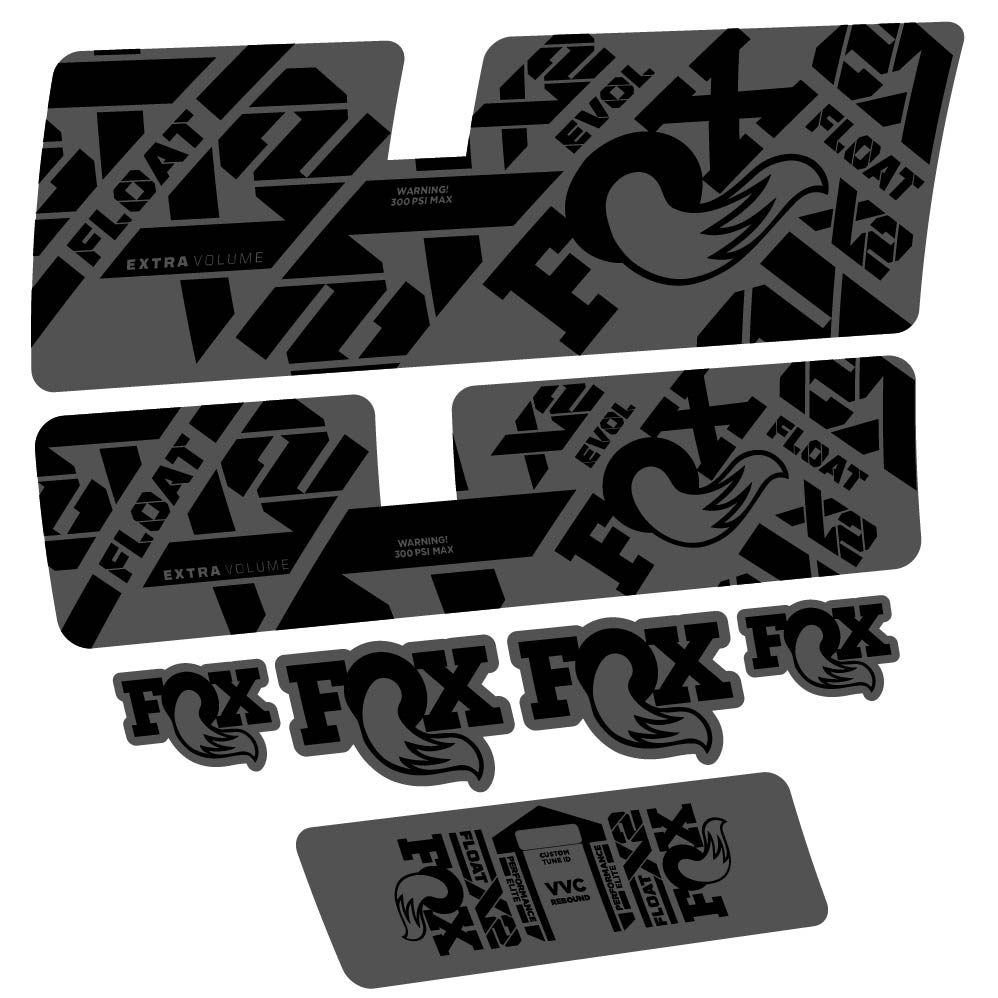Decal Fox Float X2 Performance Elite 2021, Shock Absorber, bike sticker vinyl