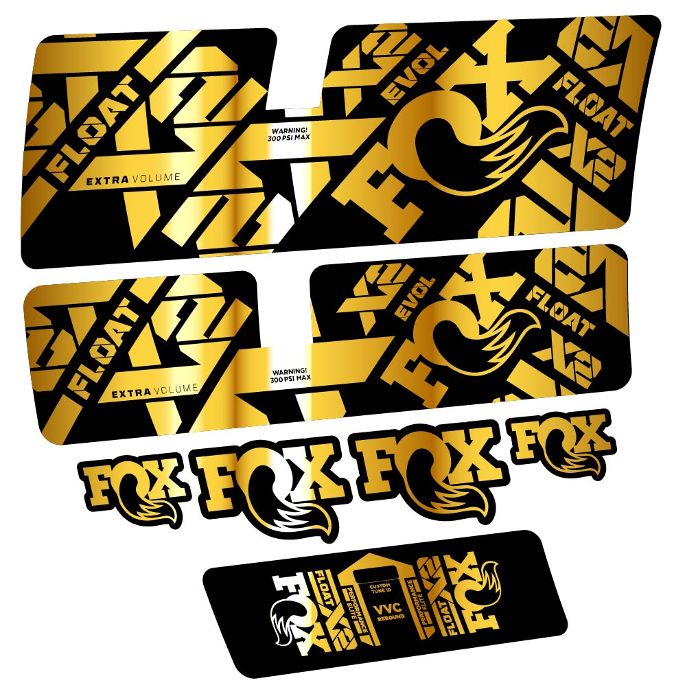 Decal Fox Float X2 Performance Elite 2021, Shock Absorber, bike sticker vinyl