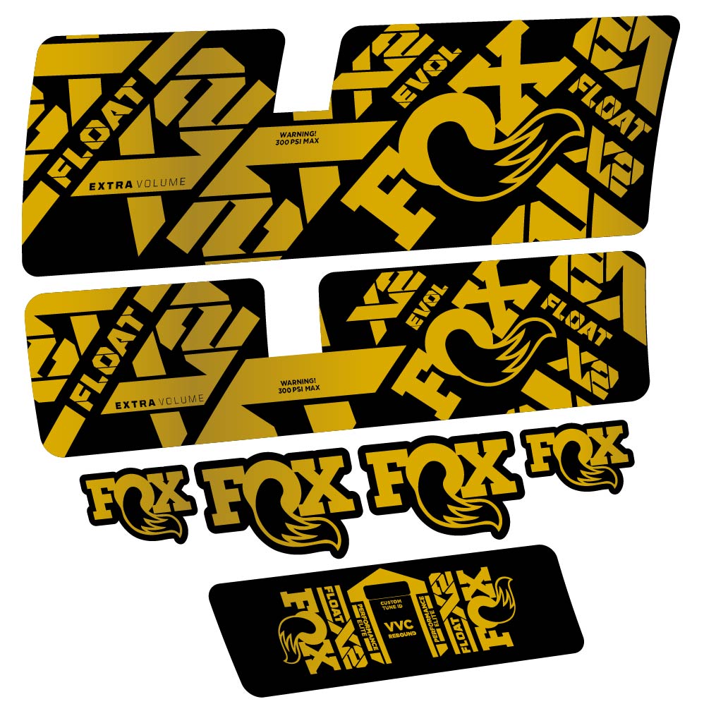 Decal Fox Float X2 Performance Elite 2021, Shock Absorber, bike sticker vinyl