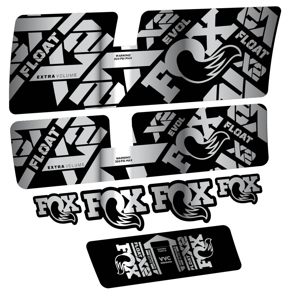 Decal Fox Float X2 Performance Elite 2021, Shock Absorber, bike sticker vinyl