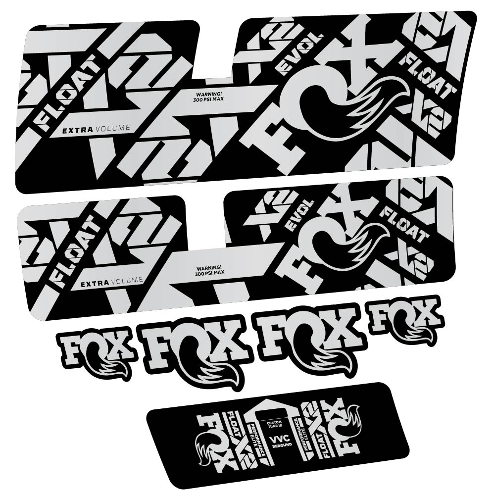 Decal Fox Float X2 Performance Elite 2021, Shock Absorber, bike sticker vinyl