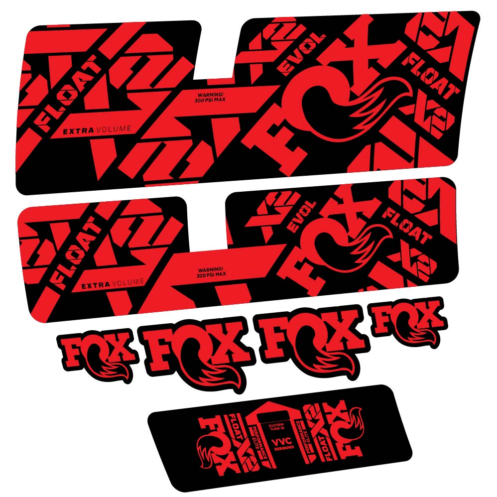Decal Fox Float X2 Performance Elite 2021, Shock Absorber, bike sticker vinyl