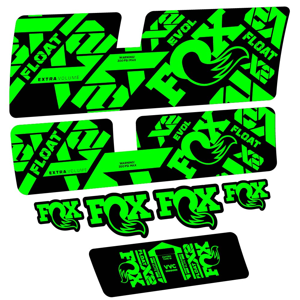 Decal Fox Float X2 Performance Elite 2021, Shock Absorber, bike sticker vinyl