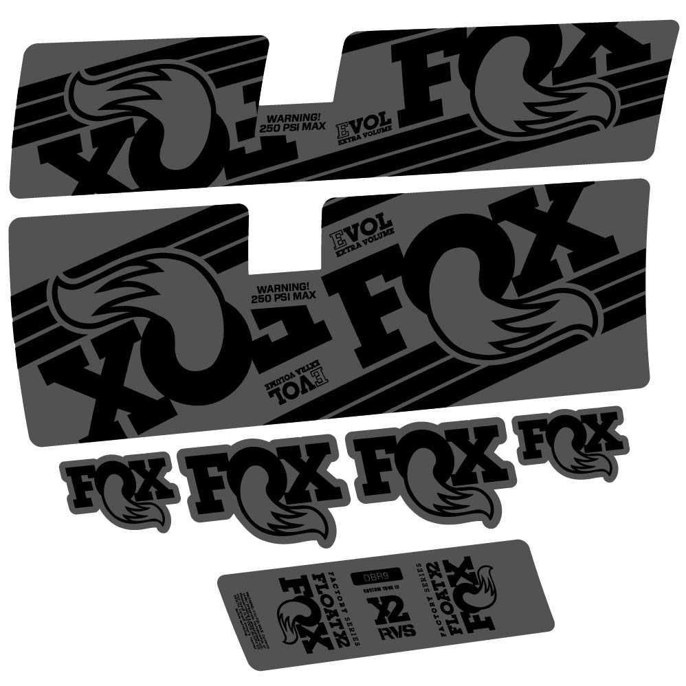 Decal Fox Float X2 Factory 2016, Shock Absorber, bike sticker vinyl