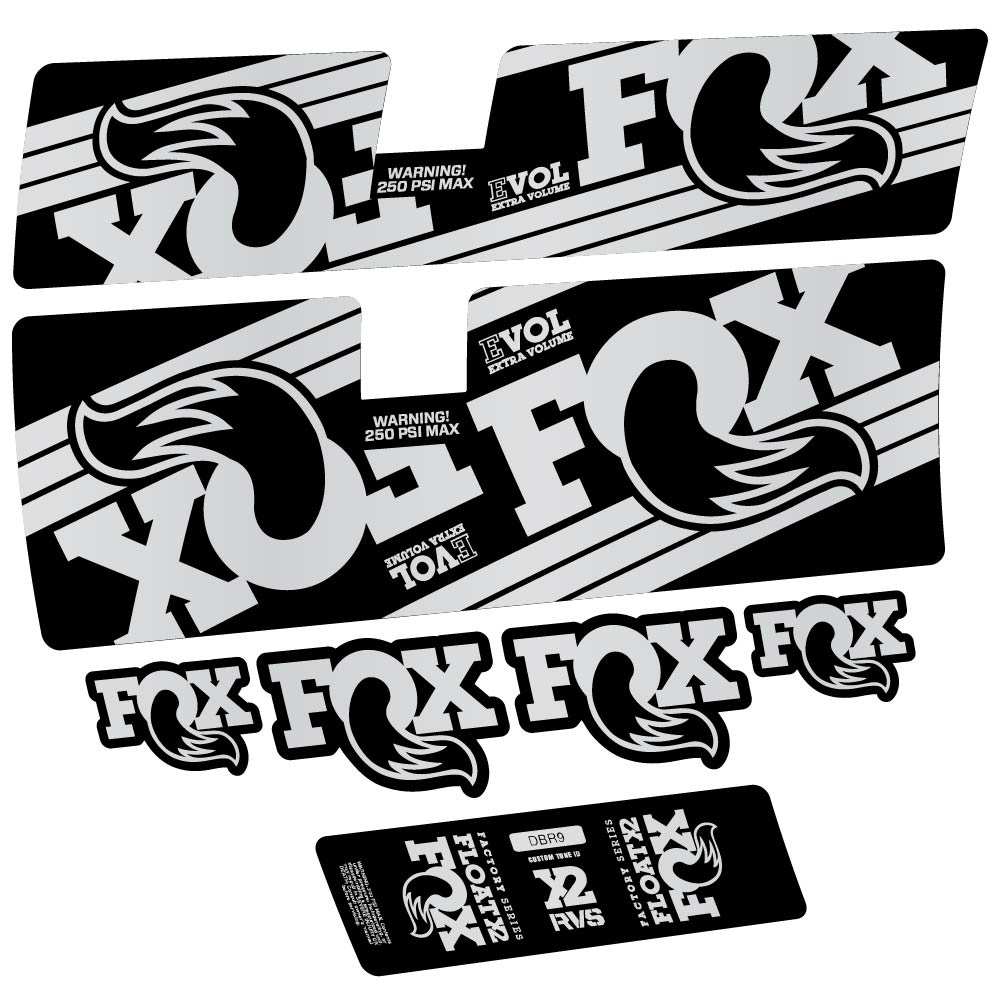 Decal Fox Float X2 Factory 2016, Shock Absorber, bike sticker vinyl