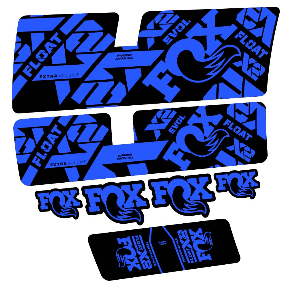 Decal Fox Float X2 Performance 2021, Shock Absorber, bike sticker vinyl