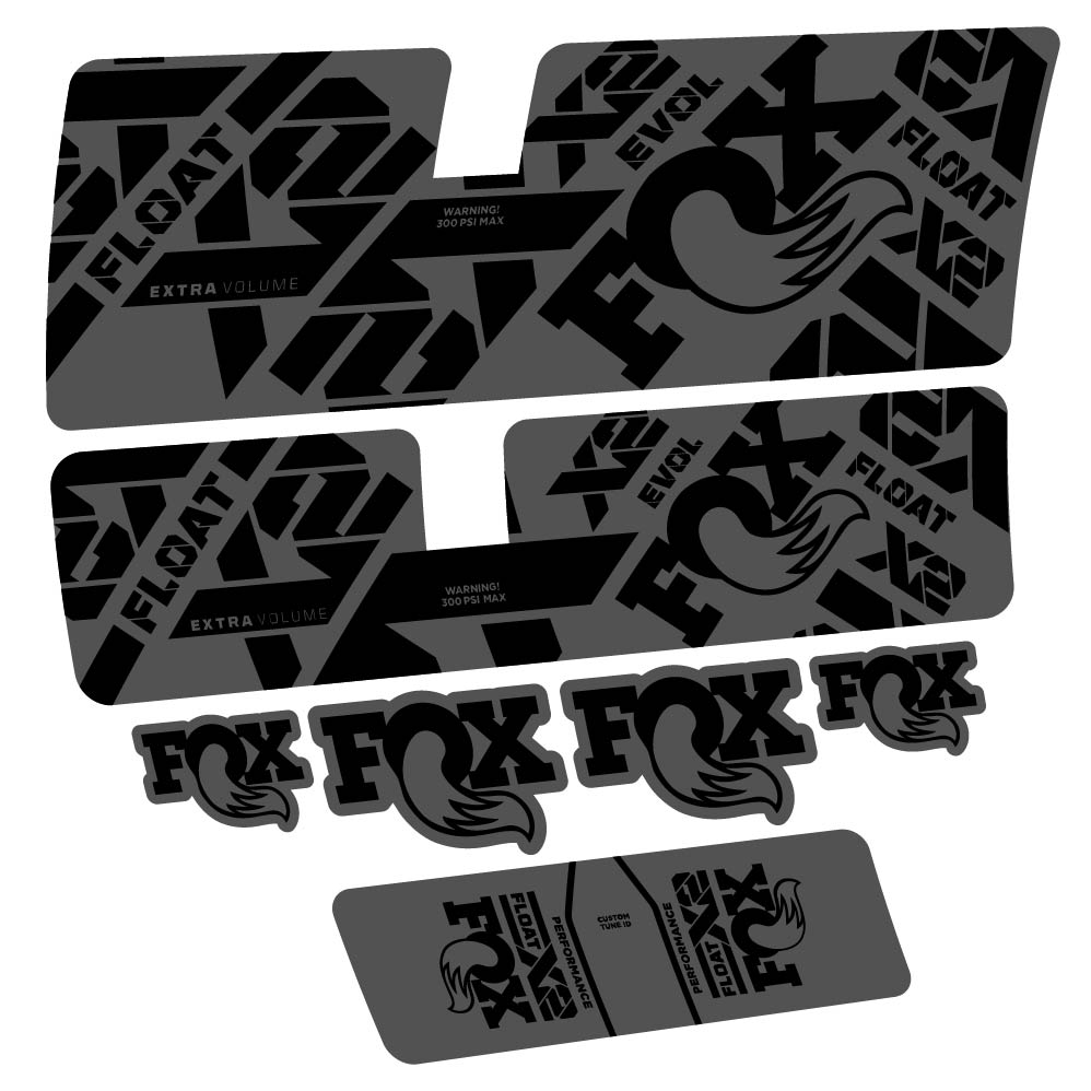 Decal Fox Float X2 Performance 2021, Shock Absorber, bike sticker vinyl