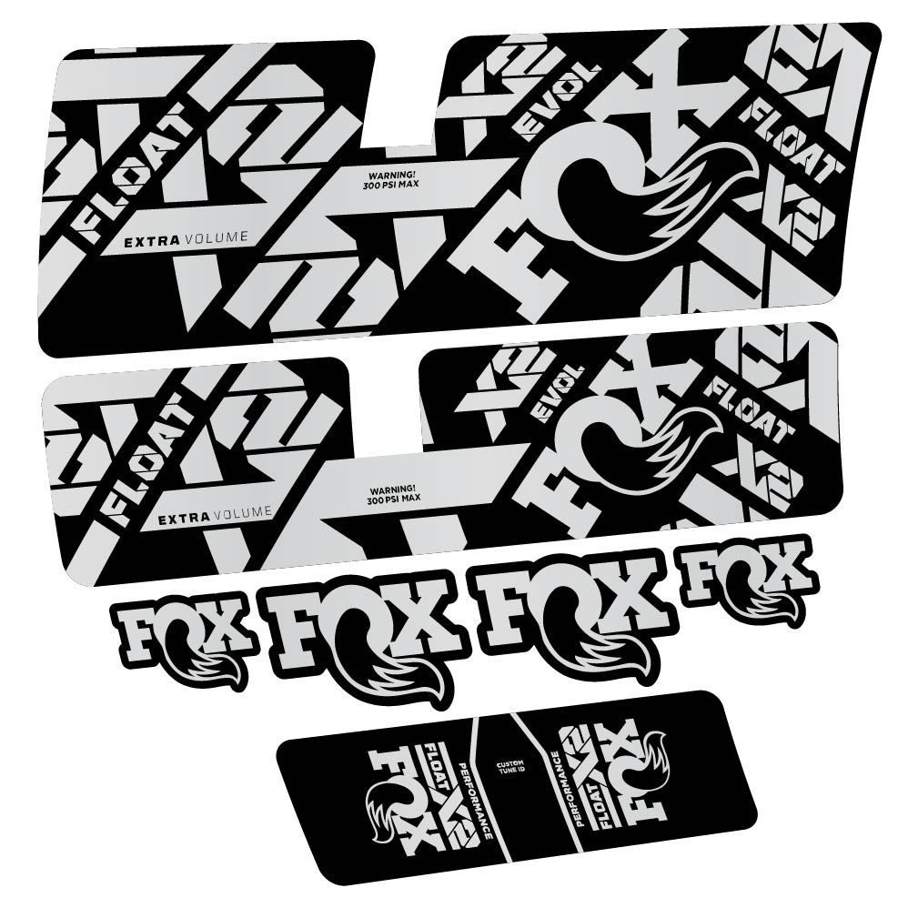 Decal Fox Float X2 Performance 2021, Shock Absorber, bike sticker vinyl