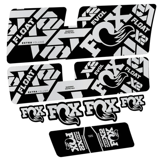 Light Silver decal for Fox Float X2 Performance 2021 rear shock – bike sticker vinyl