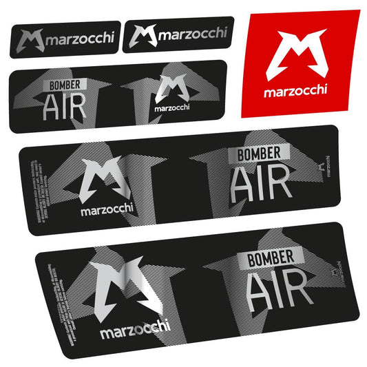 Aufkleber Marzocchi Bomber Air 2023-2024, Rear Shox, Fahrradaufkleber Vinyl
