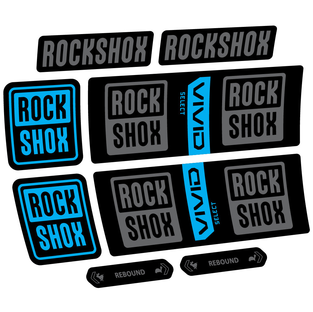 Decal RockShox Vivid Coil Select, Shock Absorber, bike sticker vinyl