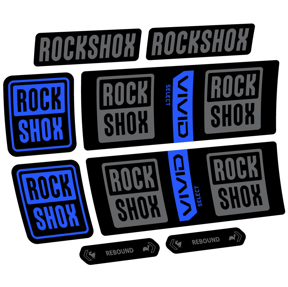 Decal RockShox Vivid Coil Select, Shock Absorber, bike sticker vinyl