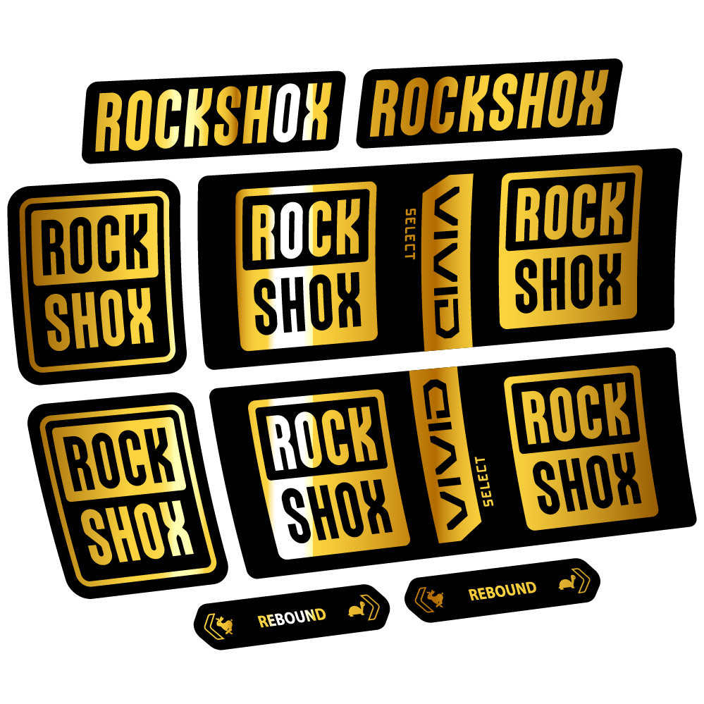 Decal RockShox Vivid Coil Select, Shock Absorber, bike sticker vinyl