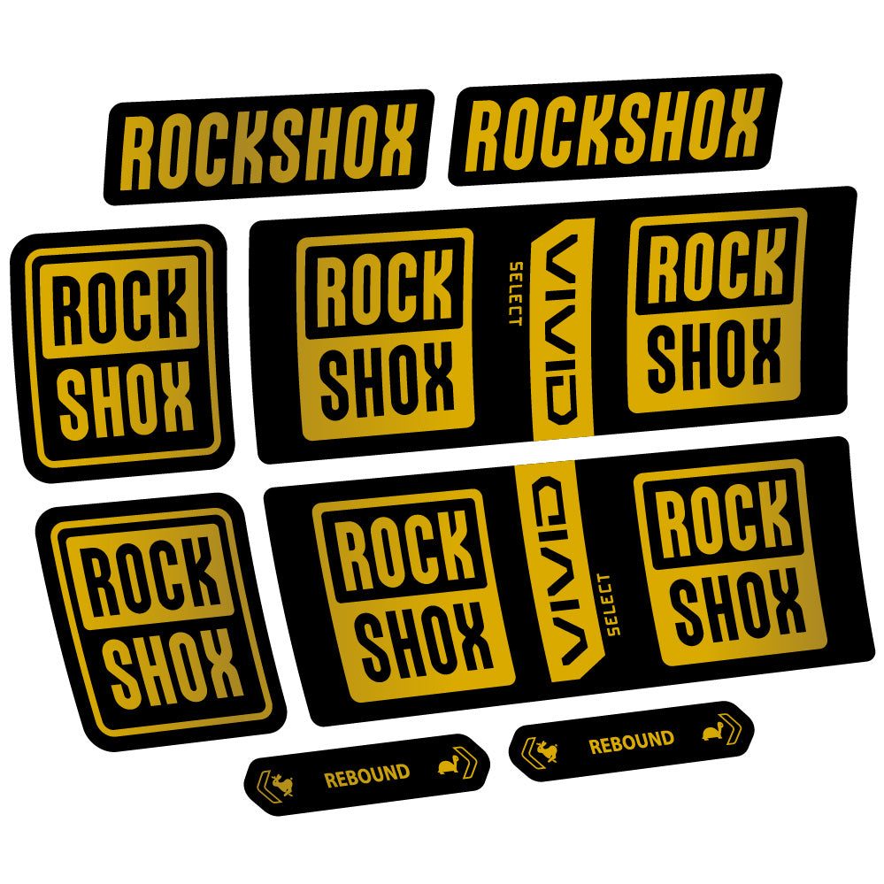 Decal RockShox Vivid Coil Select, Shock Absorber, bike sticker vinyl