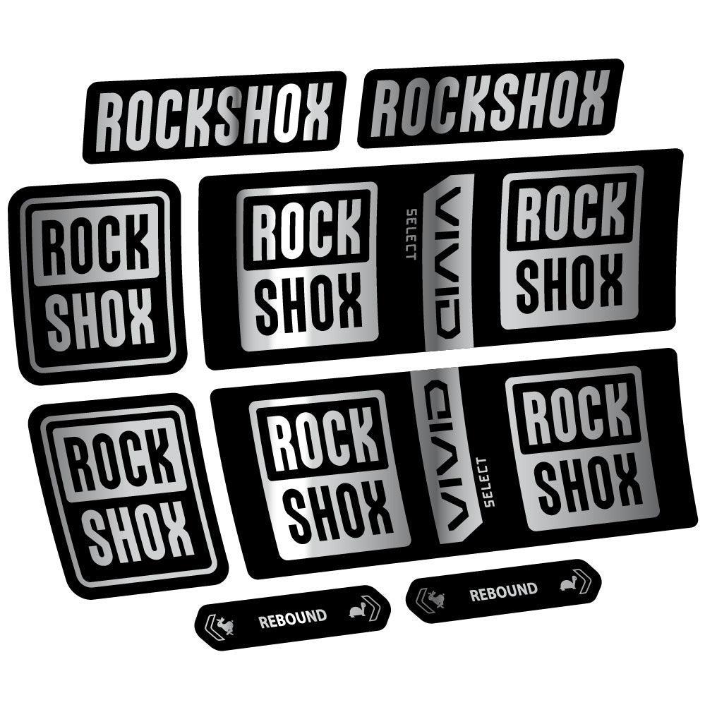 Decal RockShox Vivid Coil Select, Shock Absorber, bike sticker vinyl