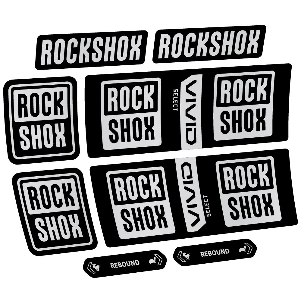 Decal RockShox Vivid Coil Select, Shock Absorber, bike sticker vinyl