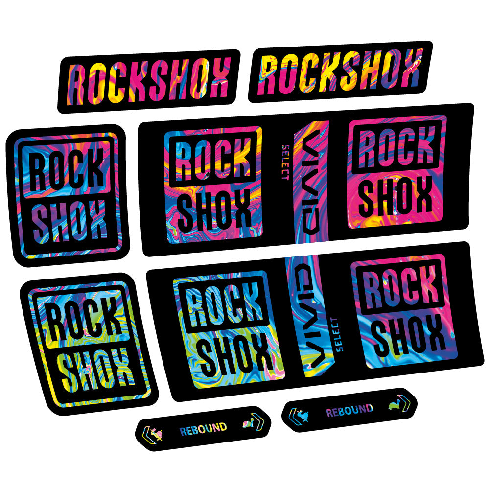 Decal RockShox Vivid Coil Select, Shock Absorber, bike sticker vinyl