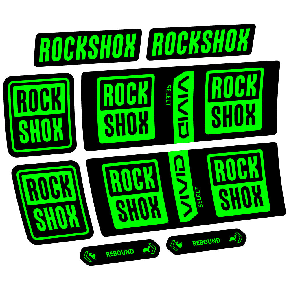 Decal RockShox Vivid Coil Select, Shock Absorber, bike sticker vinyl