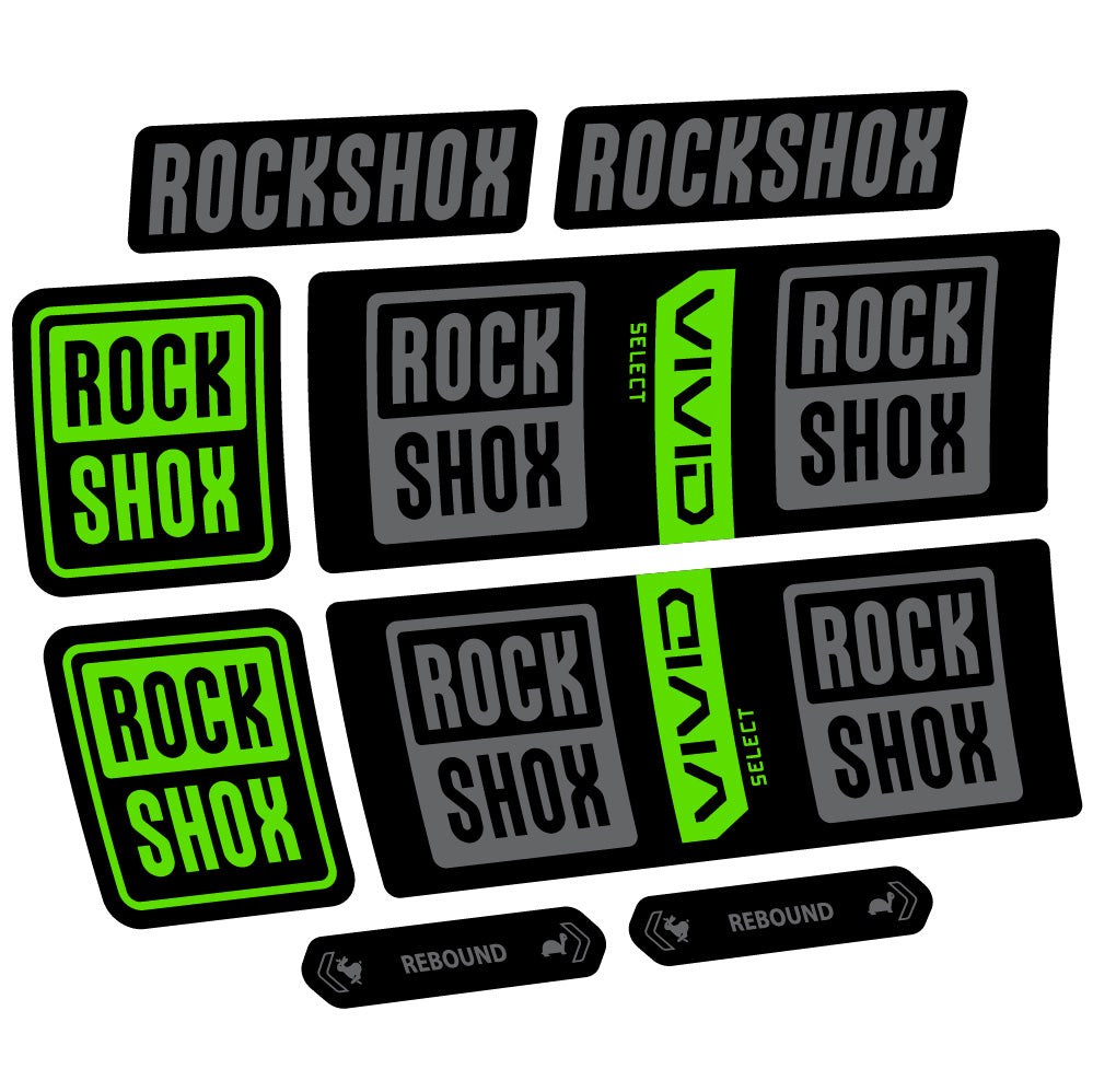 Decal RockShox Vivid Coil Select, Shock Absorber, bike sticker vinyl