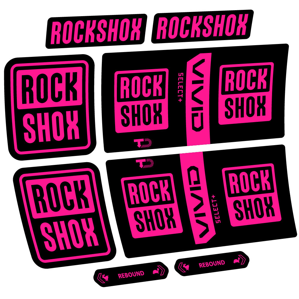 Decal RockShox Vivid Coil Select Plus, Shock Absorber, bike sticker vinyl
