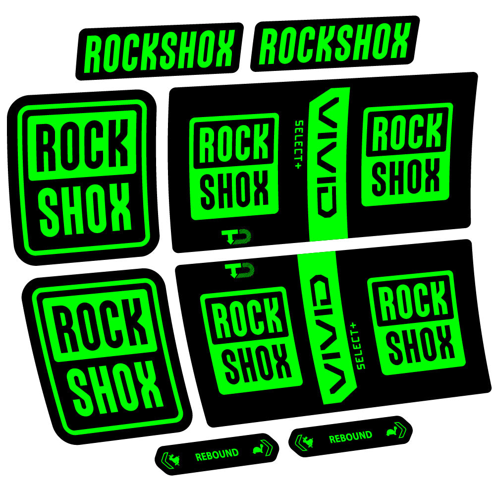 Decal RockShox Vivid Coil Select Plus, Shock Absorber, bike sticker vinyl