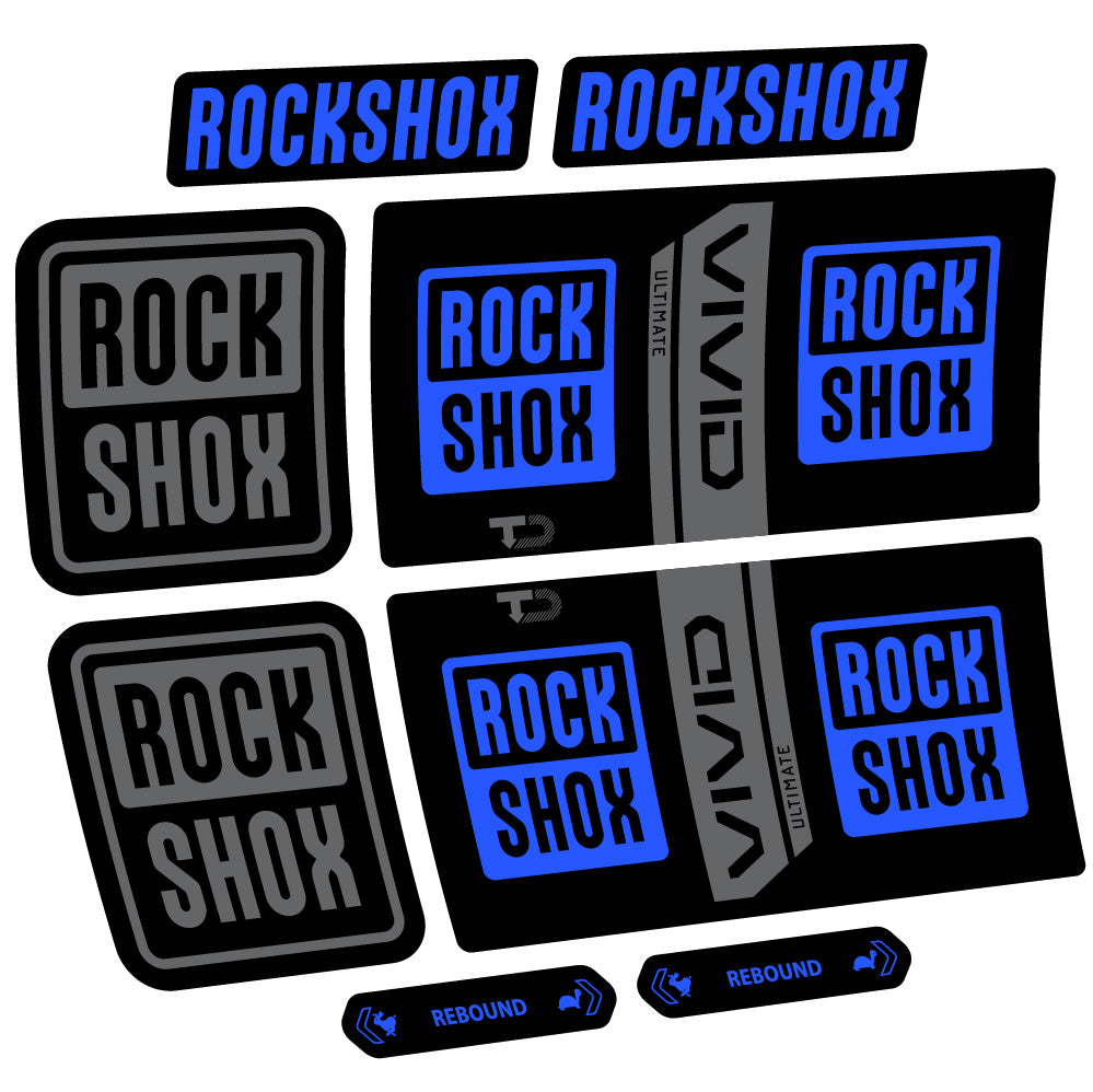 Decal RockShox Vivid Coil Ultimate, Shock Absorber, bike sticker vinyl