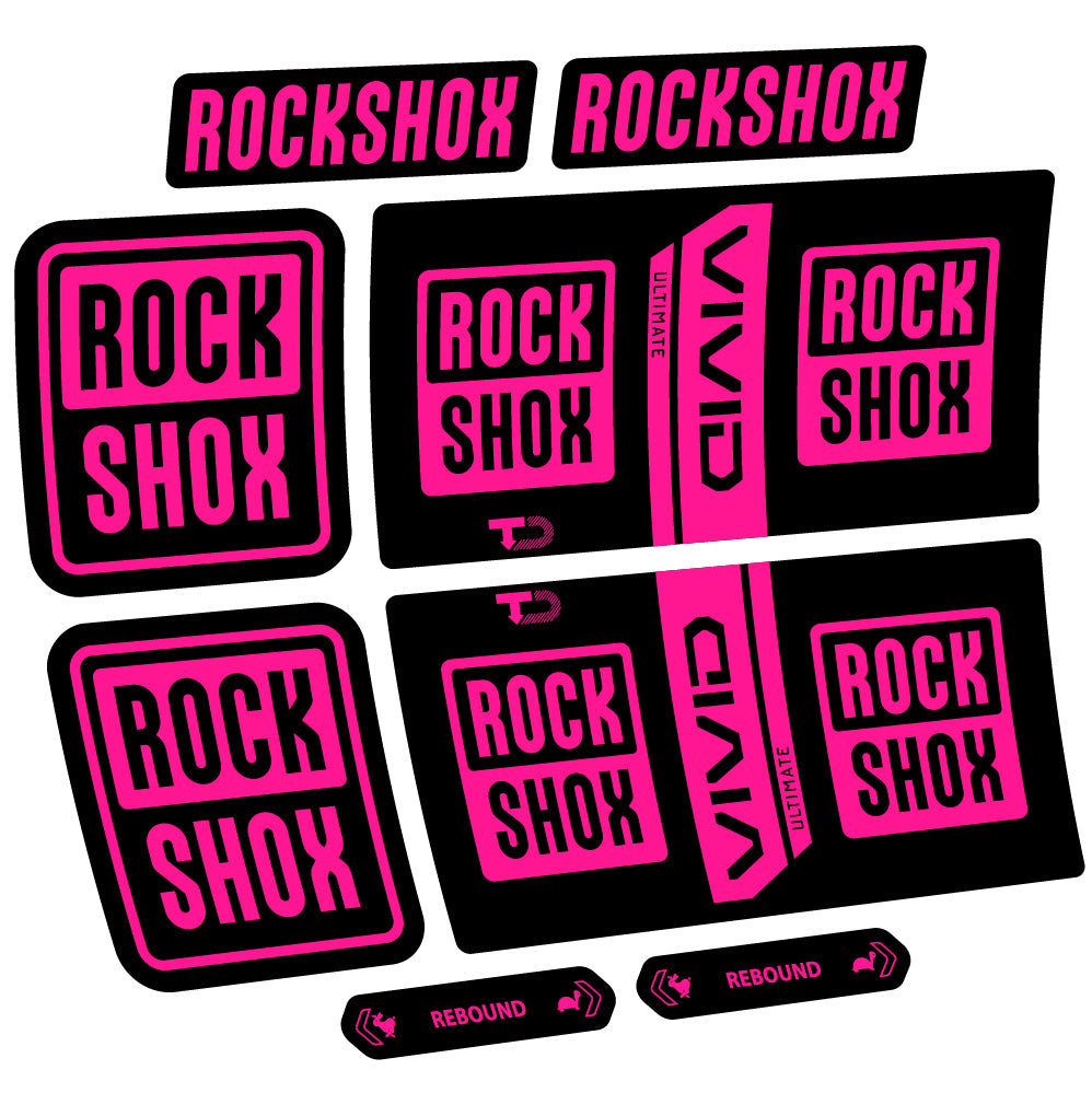Decal RockShox Vivid Coil Ultimate, Shock Absorber, bike sticker vinyl
