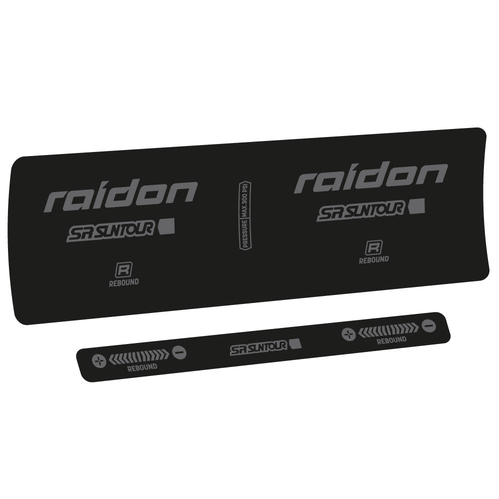 Decal SR Suntour Raidon R 2020, Shock Absorber, bike sticker vinyl