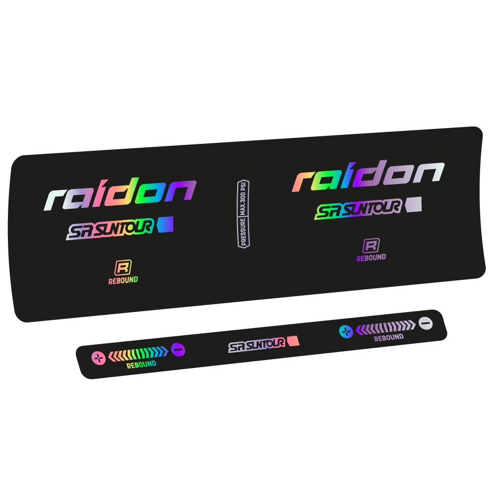 Decal SR Suntour Raidon R 2020, Shock Absorber, bike sticker vinyl