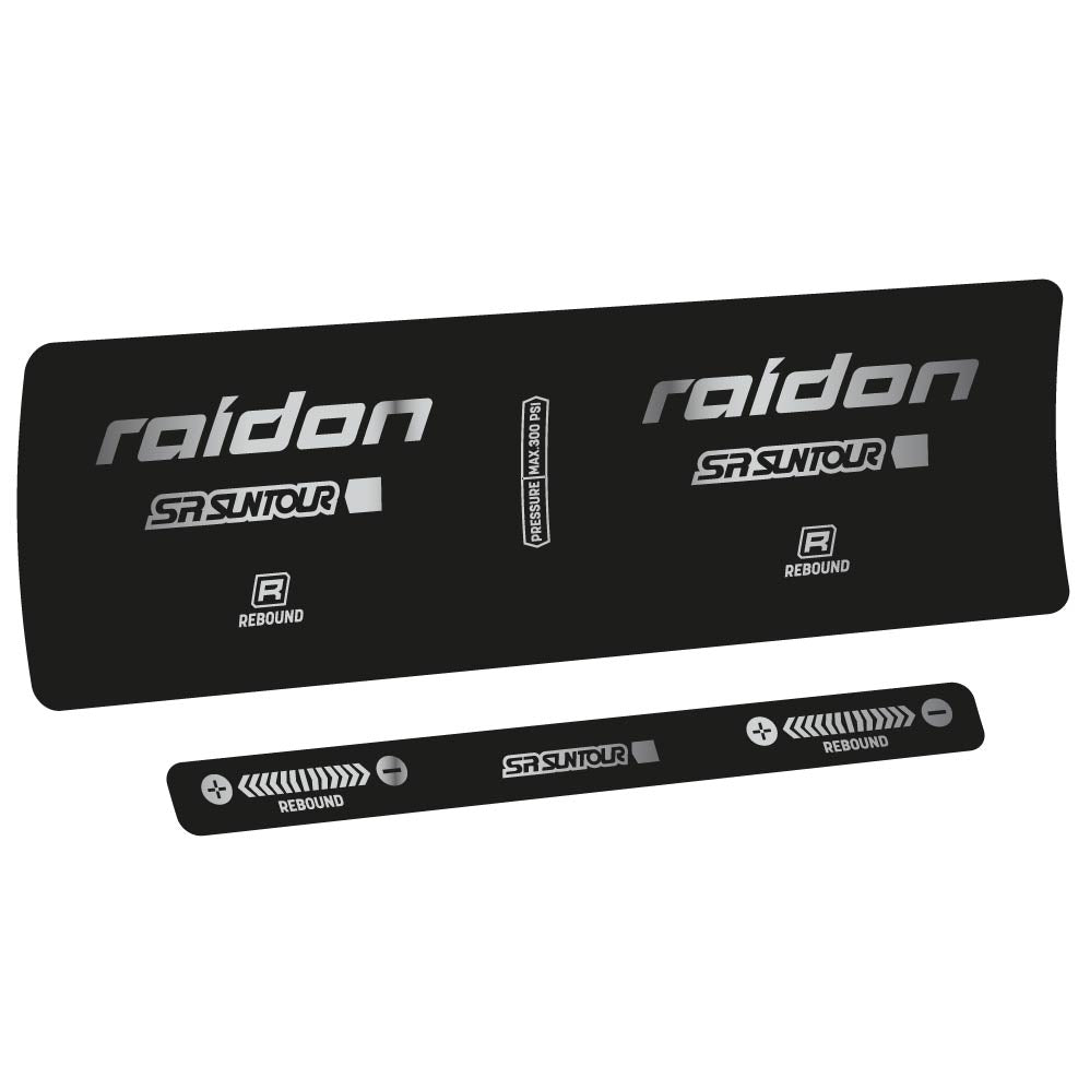 Decal SR Suntour Raidon R 2020, Shock Absorber, bike sticker vinyl