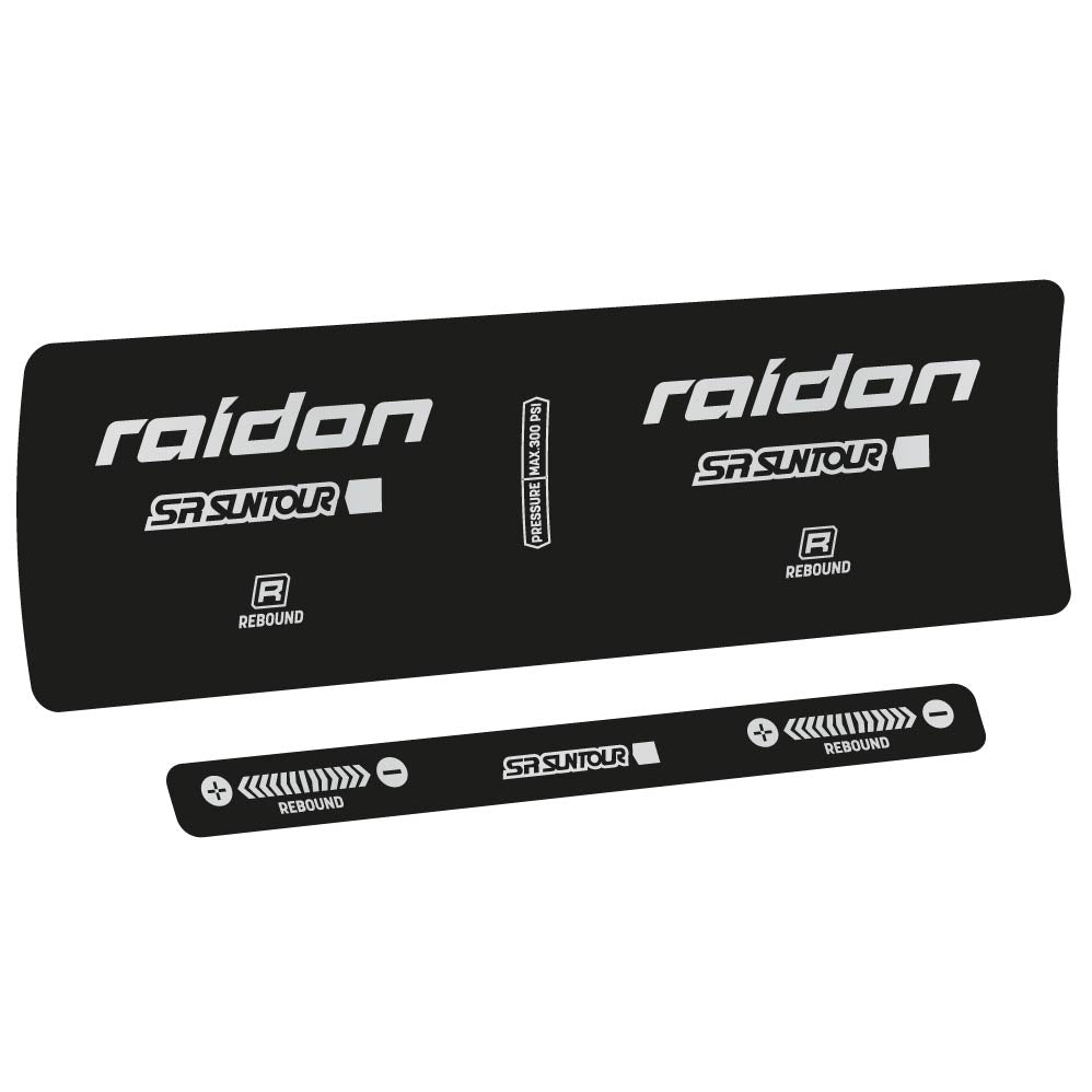Decal SR Suntour Raidon R 2020, Shock Absorber, bike sticker vinyl