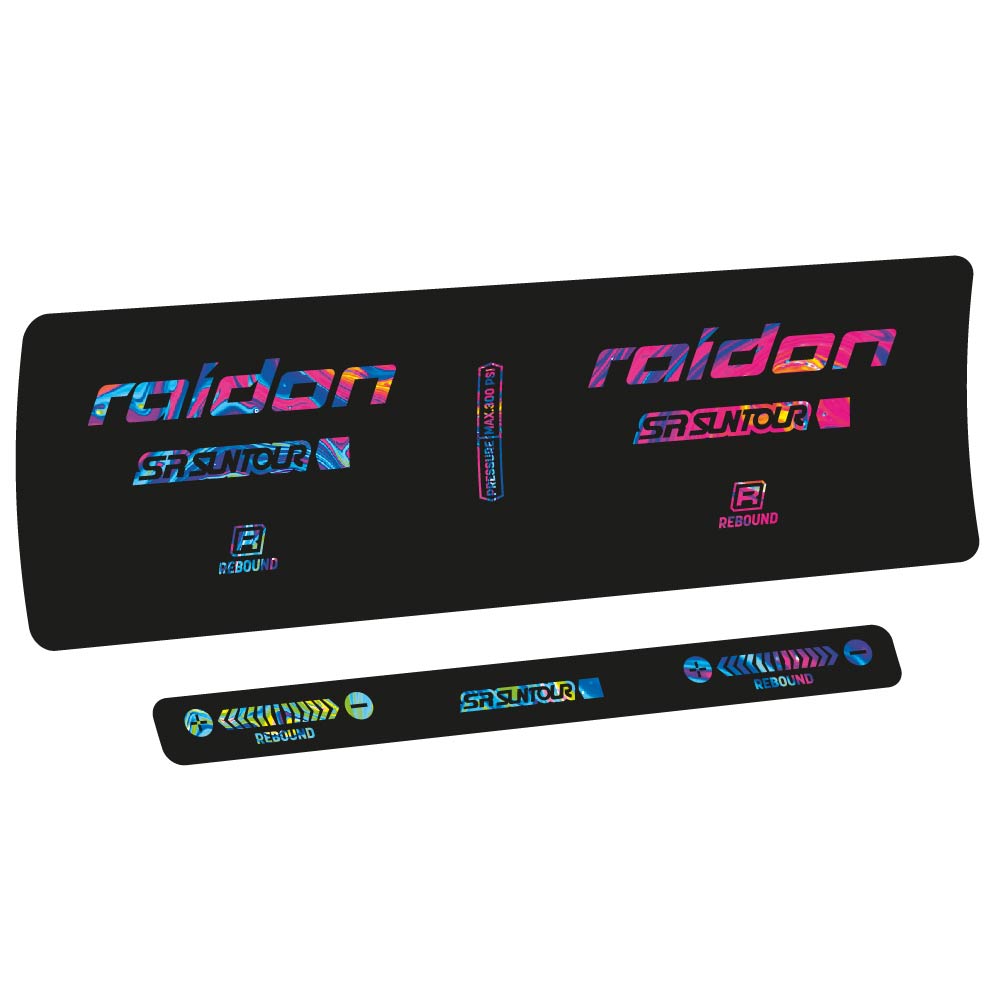 Decal SR Suntour Raidon R 2020, Shock Absorber, bike sticker vinyl