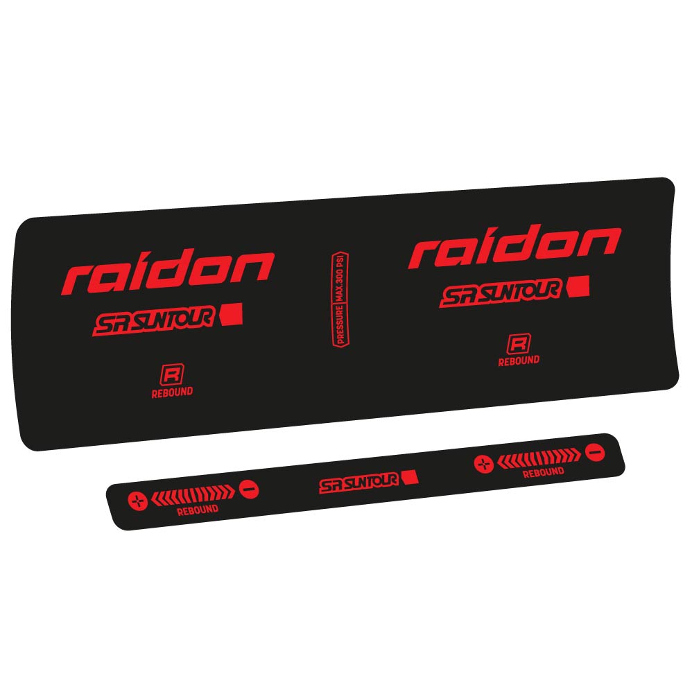 Decal SR Suntour Raidon R 2020, Shock Absorber, bike sticker vinyl