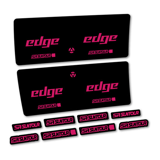 Dark Pink decal for SR Suntour Edge X SV R 2024-2025 rear shock – bike sticker vinyl