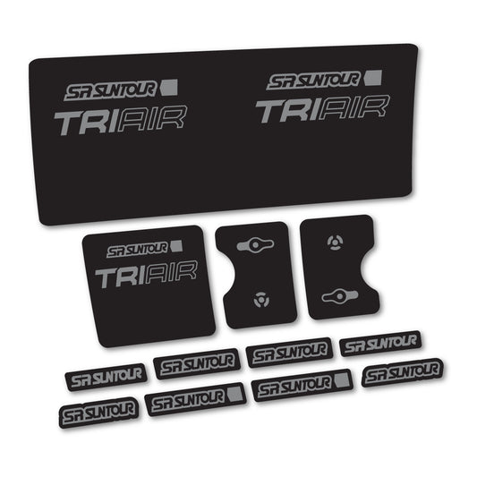 Traffic Grey decal for SR Suntour TriAir 2 SV 2CR 2024-2025 rear shock – bike sticker vinyl