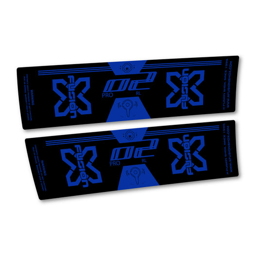 Ultramarine Blue decal for Xfusion 02 Pro RL 2018 rear shock – bike sticker vinyl