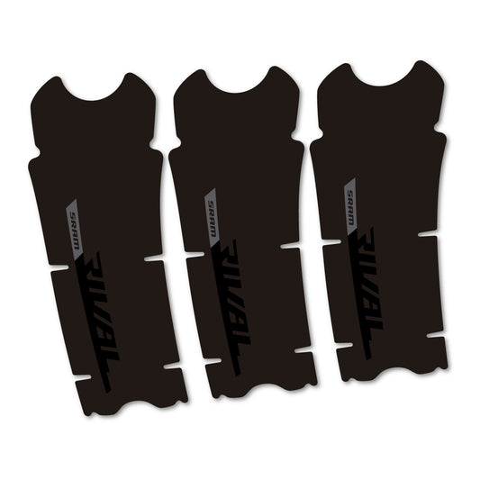 Compatible Stickers for Sram Rival AXS DUB 12v, Crankset vinyl decals - Black