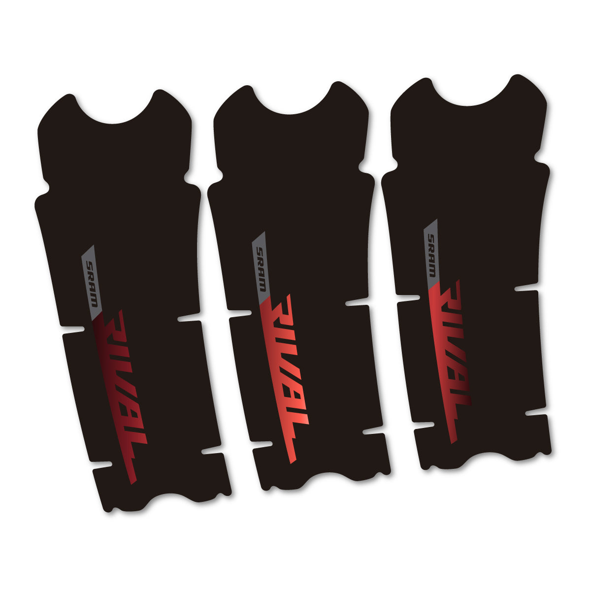 Compatible Stickers for Sram Rival AXS DUB 12v, Crankset vinyl decals - Copper