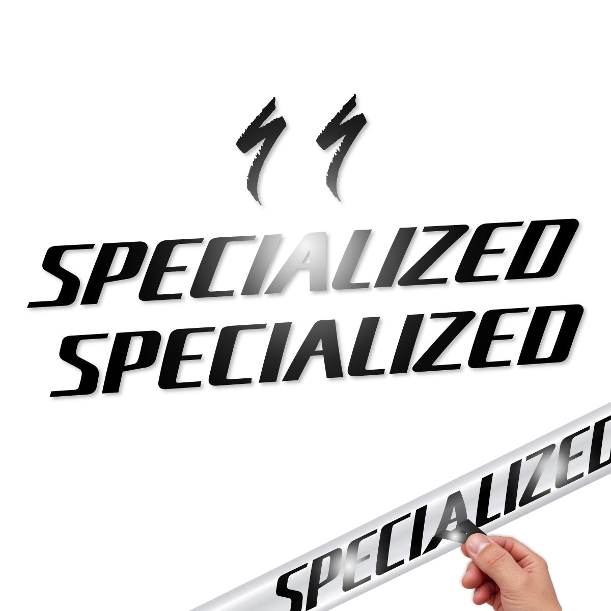 Compatible Stickers for Specialized Tarmac SL8 2024-2026, Frame vinyl decals - Black