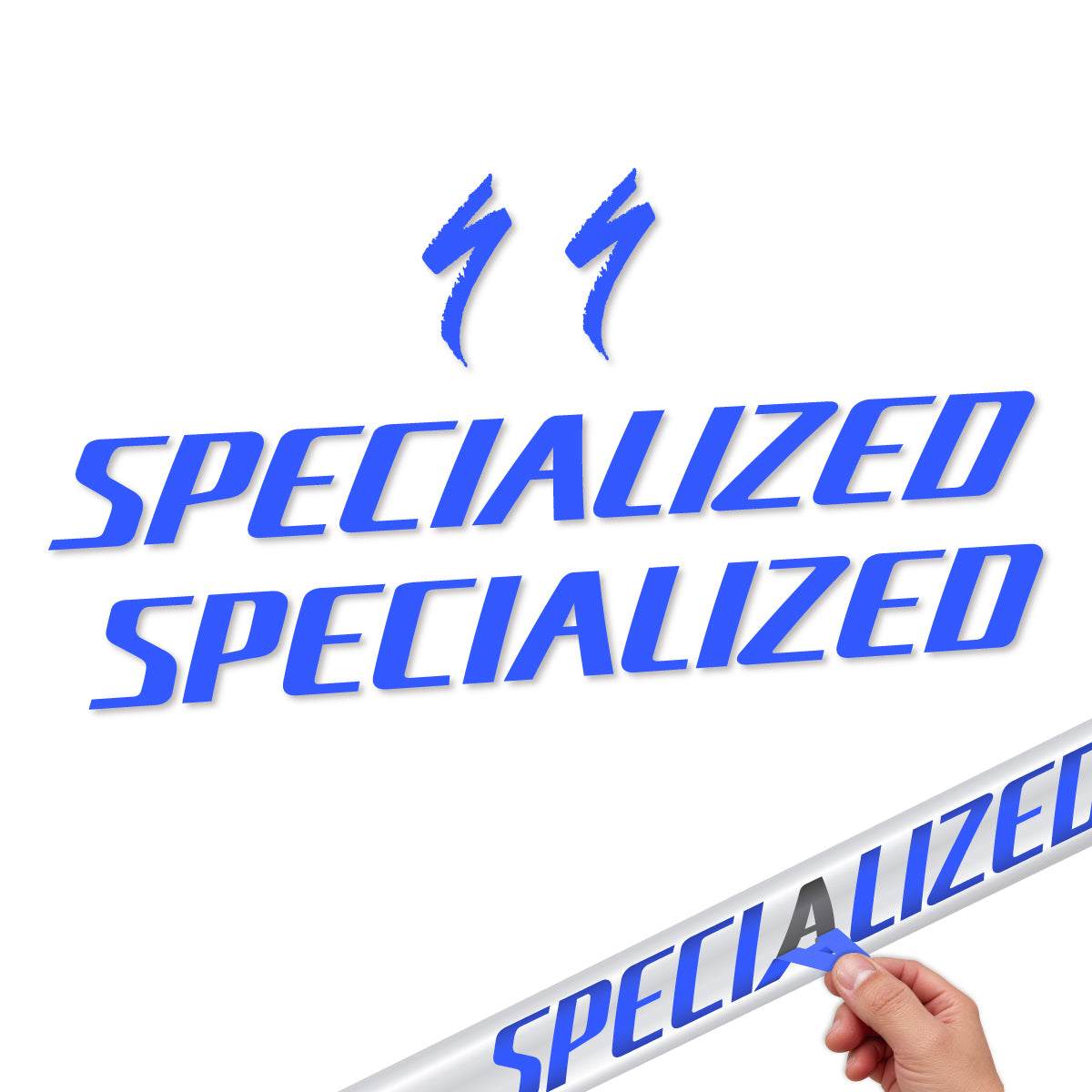 Compatible Stickers for Specialized Tarmac SL8 2024-2026, Frame vinyl decals - Medium Blue