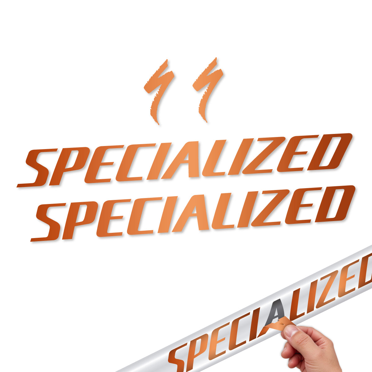 Compatible Stickers for Specialized Tarmac SL8 2024-2026, Frame vinyl decals - Bronze