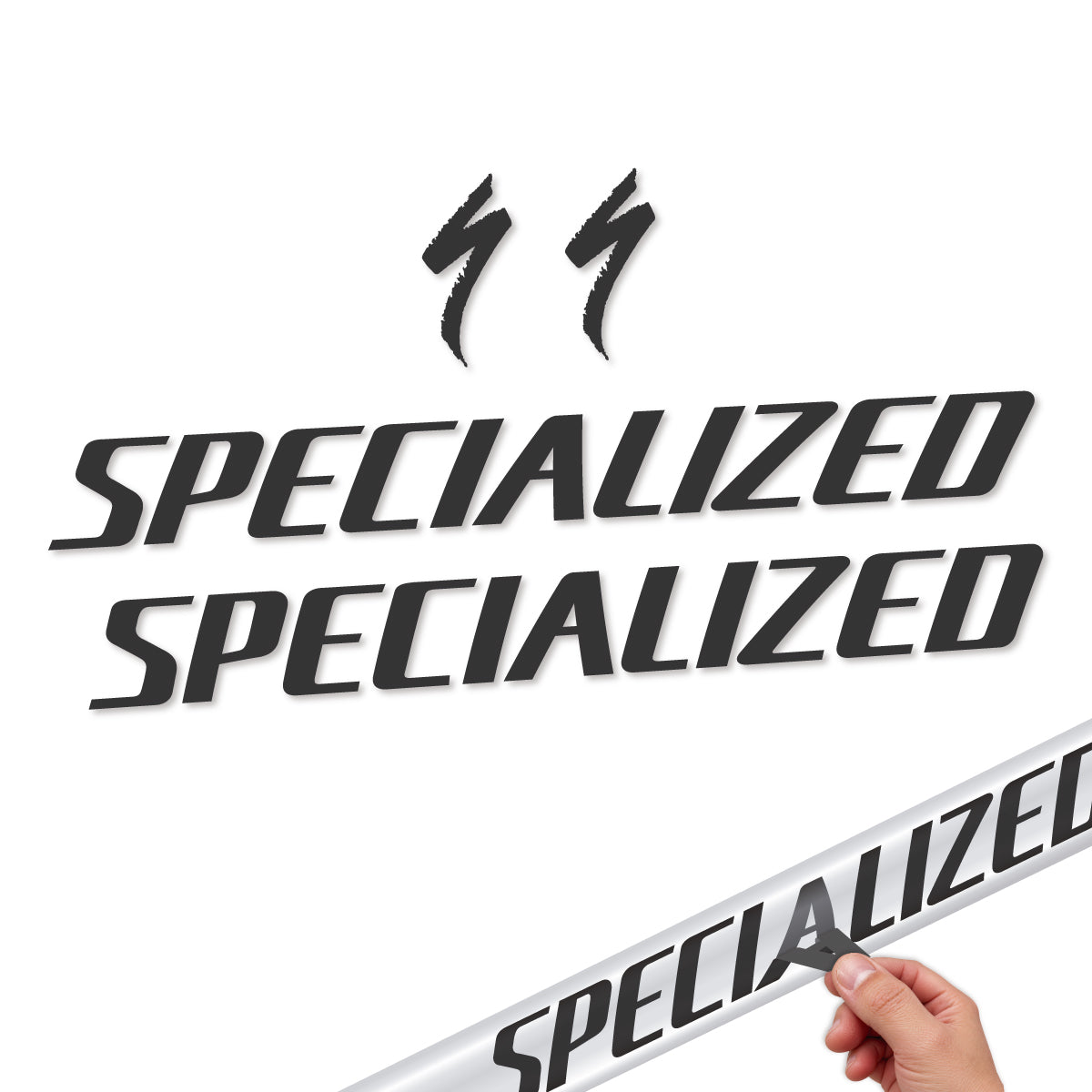 Compatible Stickers for Specialized Tarmac SL8 2024-2026, Frame vinyl decals - Very Dark Grey