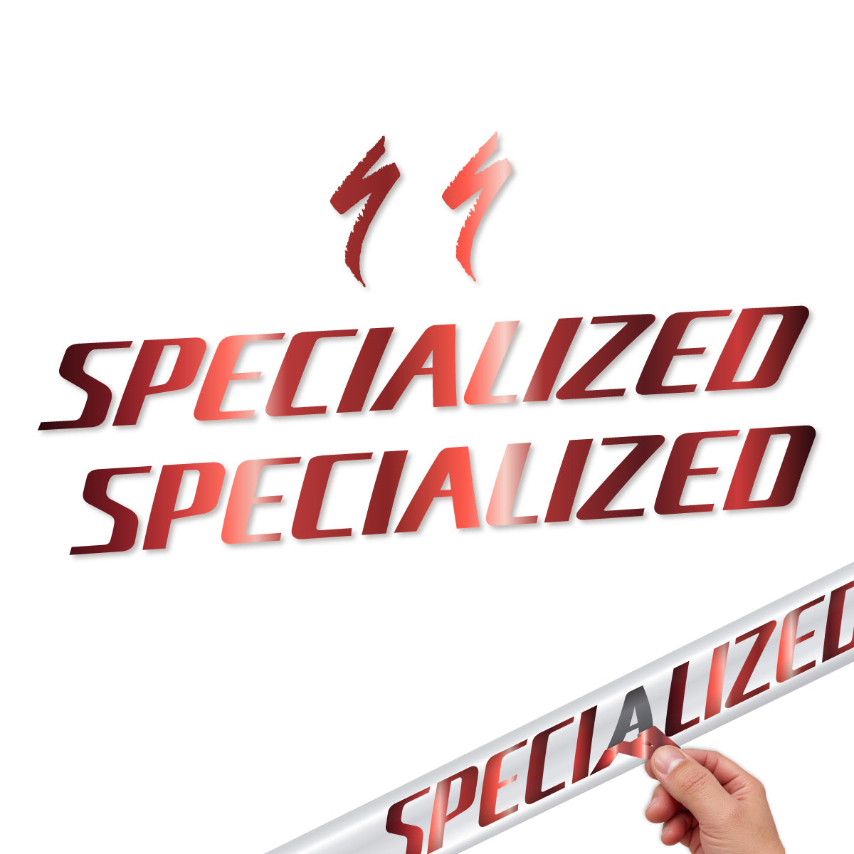 Compatible Stickers for Specialized Tarmac SL8 2024-2026, Frame vinyl decals - Copper
